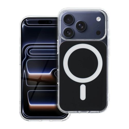iPhone 17 Pro Max Clear Fusion Mag tok MagSafe kompatibilitással, fekete - OEM