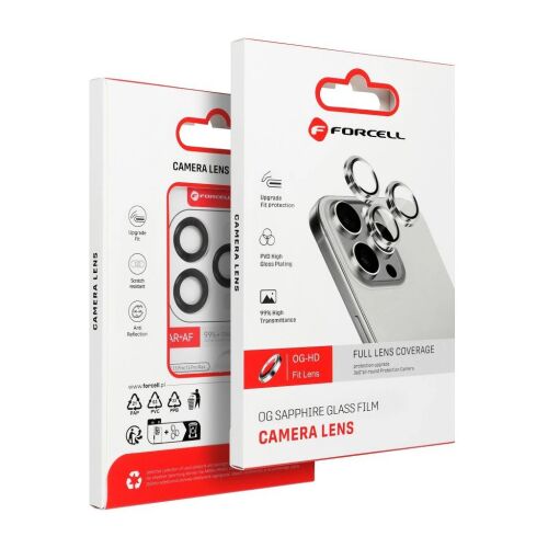 Forcell Premium iPhone 12 Pro Max kameraüveg készülékhez, grafit 163765788 - Forcell