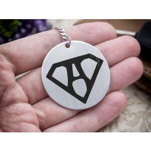 Anya a legnagyobb kincs acél medálos kulcstartó 78212830 - Ajándék kulcstartó