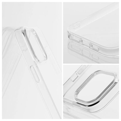 Közelkép a CLEAR Case 2mm tokról XIAOMI 14T-hez, kamera védelemmel és gomb kivágásokkal - Telefontok