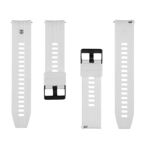 Tactical fehér 24mm szilikon óraszíj, gyorskioldó - Tactical