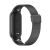 Xiaomi Smart Band hátulnézete Tech-Protect Milánói fekete szíjjal