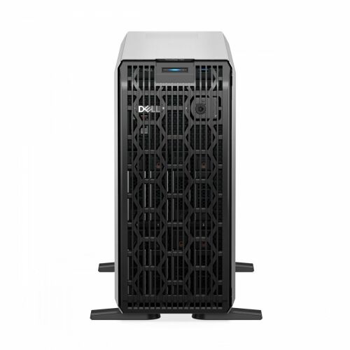 Dell PowerEdge T360 szerver, ferde nézet fehér háttérrel - Torony szerver