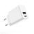 Szögletes nézet a Setty 20W USB és USB-C töltőről