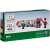 Ambalajul trenului de călătorie Brio 33505, tren roșu și alb cu două vagoane, două figurine, cale ferată din lemn, de la 3 ani