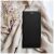 LUNA Book Carbon Samsung Galaxy A21s tok, fekete karbonszálas textúra