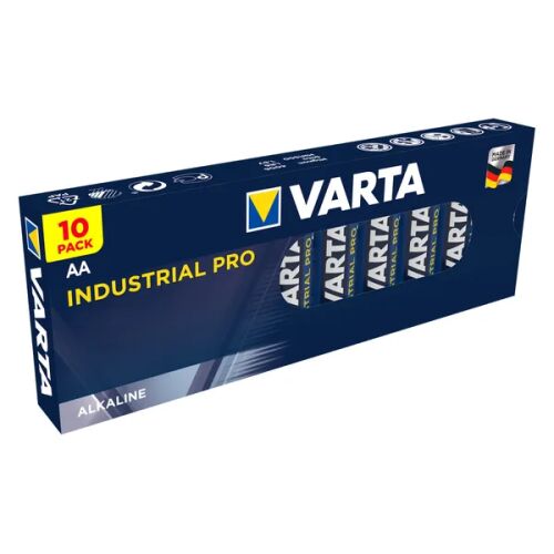 Varta Industrial Pro AA alkáli elemek, 10 darabos csomag - Elem