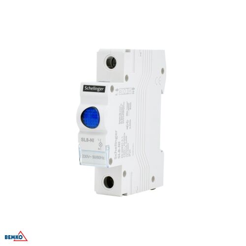LED jelzőlámpa SL8 kék SCHELINGER 163858233 