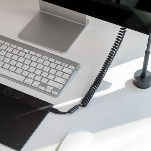 Native Union Pop Cable - USB-C - USB-C kábel, 2,4 m 60W (fekete) 163865850 - USB kábel