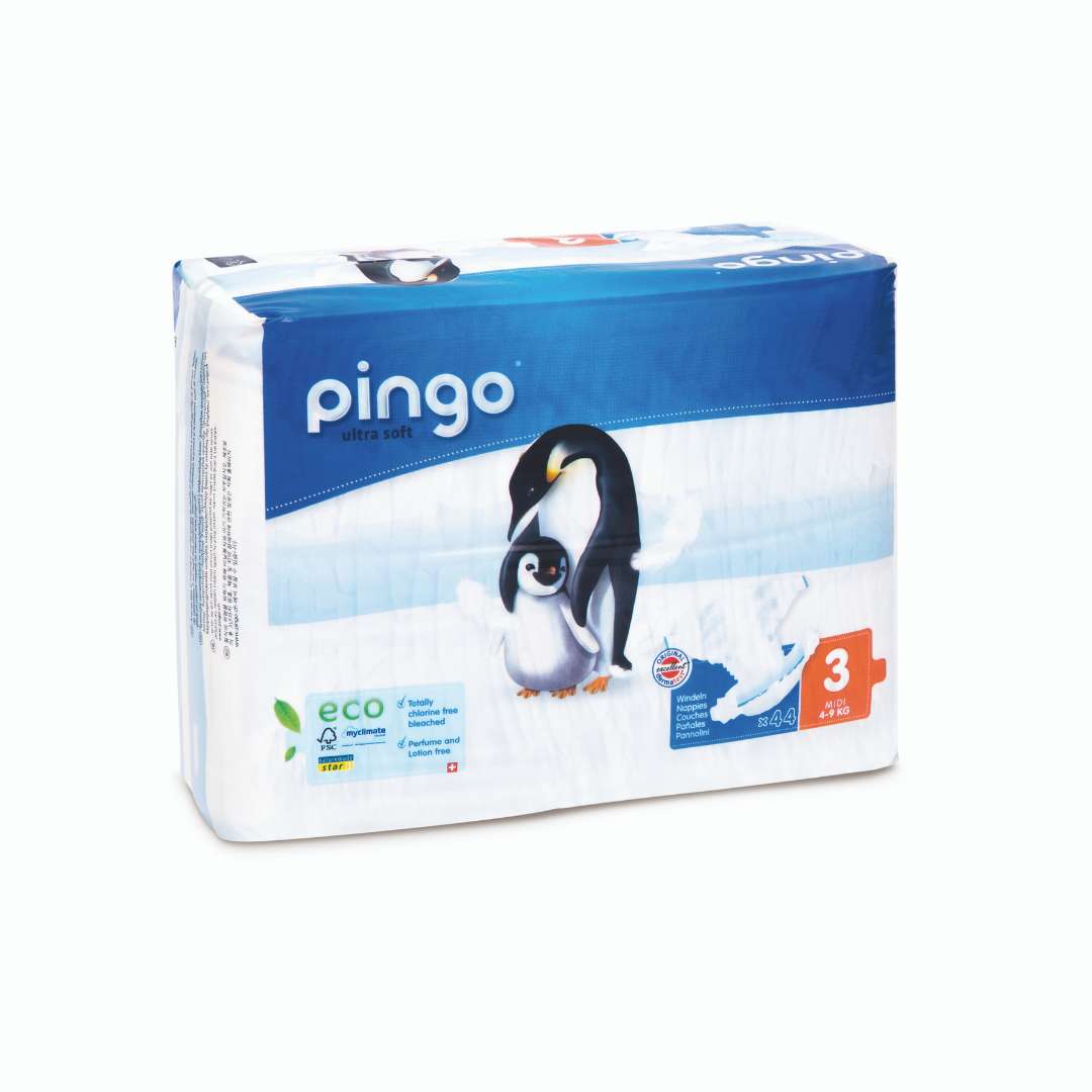 Pingo ökológiai eldobható Pelenka 4-9kg Midi 3 (44db)