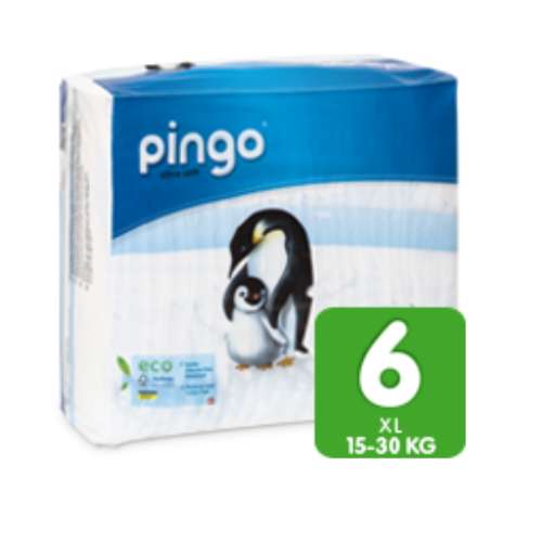 Pingo ökológiai eldobható Pelenka 15-30kg Junior 6+ (32db) 30631571