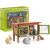 Schleich 42420 Rabbit Hutch with Rabbits, toy farm animal playset, rabbit cage