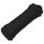vidaXL Csónak Kötél 10 mm 9 m Fekete Poliészter 163919320