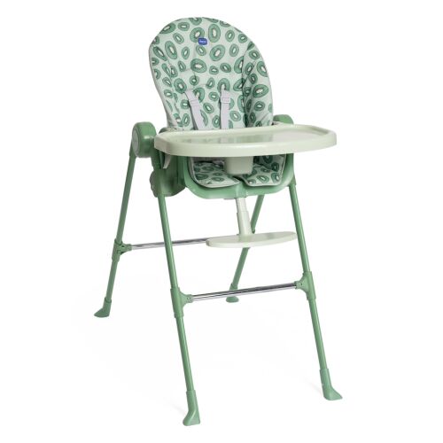 Chicco Polly Essential etetőszék kiwi zöld színben, kiwi mintával - Babatáplálás