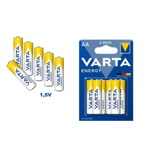 Varta Energy AA alkáli ceruzaelem, 6 darabos kiszerelés - TV és szórakozás
