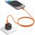 USAMS SJ774 PD 30W USB-C/Lightning 1.2m narancssárga kábel 163948089