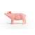 Schleich FARM WORLD pig figurine, pink pig toy, realistic farm animal figure