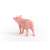 Schleich FARM WORLD pig figurine, pink pig toy, realistic farm animal figure, back view