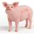 Schleich FARM WORLD pig figurine, pink pig toy, realistic farm animal figure