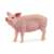 Schleich FARM WORLD pig figurine, pink pig toy, realistic farm animal figure
