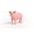Schleich FARM WORLD pig figurine, pink pig toy, realistic farm animal figure