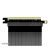 Akasa PCIe riser kábel csatlakozó részlet, PC GPU hosszabbító