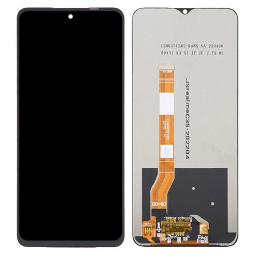 Realme 10 Pro LCD kijelző és érintőképernyő digitalizáló egység, elöl és hátul nézet - Mobiltelefon kijelző