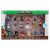 Minecraft 18 figurás karakter csomag, 4 cm-es die-cast gyűjthető figurák eredeti csomagolásban, különféle Minecraft játék karakterekkel, mint Steve, Alex, Creeper és állatok
