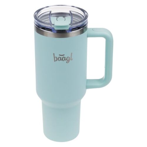 BAAGL B-Cup menta termosz szívószállal és fogantyúval, szigetelt utazópohár - Otthon és kert