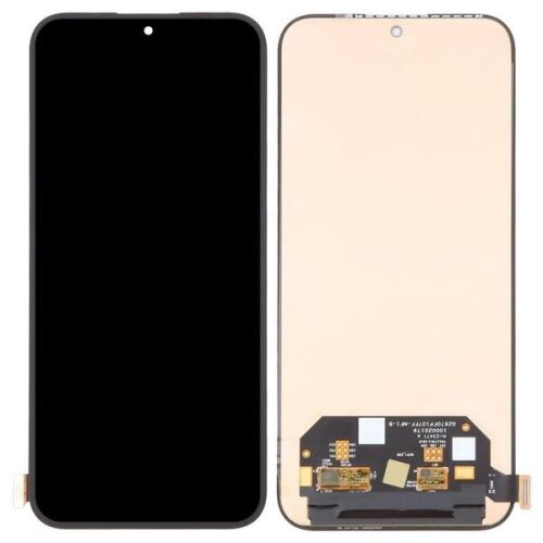 Nothing Phone (2) OLED kijelző érintővel, elölnézeti és hátulnézeti kép a cserekijelző szerelékről - Mobiltelefon kijelző