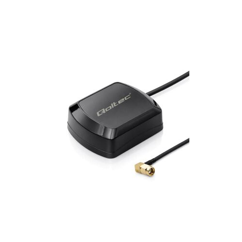 Qoltec Mobil GPS GLONASS Antenna mágneses alappal körirányú 28dBi SMA RA 164149344 - Autós antenna