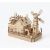Multiversum 3D Fa Animal Farm 3D puzzle más szögből, bemutatva a tanyaház és a szélmalom hátoldalát fehér háttéren