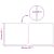 Diagramm, amely a vidaXL parafa tekercs méreteit mutatja: 200 x 50 cm és 8 mm vastagság