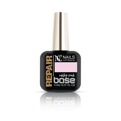 Nails Company Javító Alapozó Tejes Rózsaszín 11ml, tejes rózsaszín körömalap körömerősítéshez és hosszabbításhoz, ideális francia és baby boomer manikűrhöz - Műköröm alapozó és fedő zselé