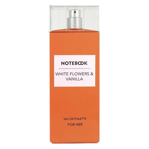 Notebook, White Flowers & Vanilla, Toalettvíz, Nőknek, 100 ml