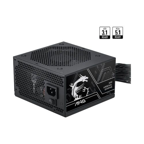 MSI 750W MAG A750BN PCIE5 III 80 PLUS Bronze Moduláris Tápegység 184343243 - Számítógép