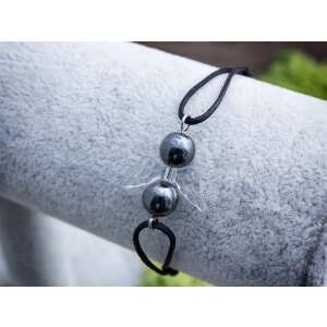 Hemantit angyal karkötő fekete zsinórral, állítható méret, tökéletes ajándék a legjobb barátnak - Nőknek