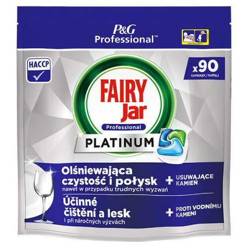 Jar Platinum Professional 90 darabos mosogatógép tabletta csillogóan tiszta edényekért és zsíreltávolításért - Mosogatógép tabletta