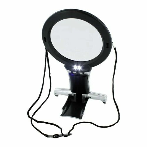 Nyakbaakasztható nagyító 2 LED-del, hidegfehér 169583035 - Nagyító