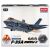 Academy 4D KIT F-35A LIGHTNING II modellkészlet csomagolása összeszerelt modellel és alkatrészekkel
