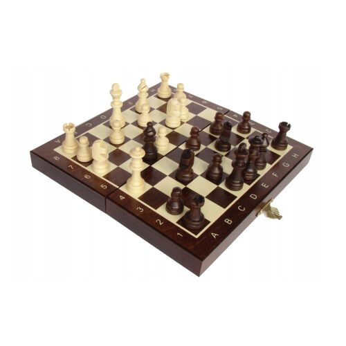 Mini mágneses utazó sakkkészlet, kompakt, 20x20cm 168662491 - Dominó, sakk