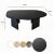 Hanah Home Coffee Table Black Rock - Fekete 164357740