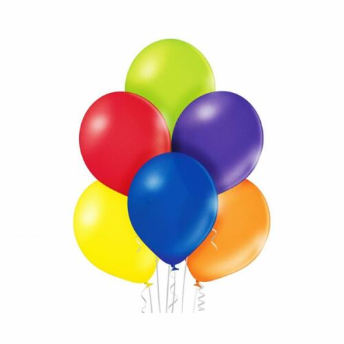 Belbal, vegyes, pasztel lufi, 30 cm,  100 db/cs