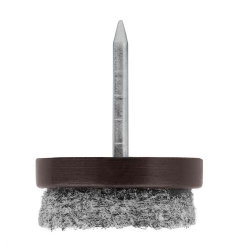 Filc csúszótalp szeggel 20 mm barna 8 db | Pepita.com