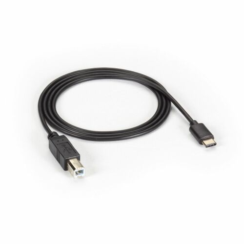 Fekete doboz USB 2.0 C-típusú - B-típusú M/M kábel, 1 méter hosszú, eszközök, például nyomtatók, audio interfészek és szkennerek csatlakoztatására, USB 3.2 Gen 1 (3.1 Gen 1) és 480 Mbit/s adatátvitellel 