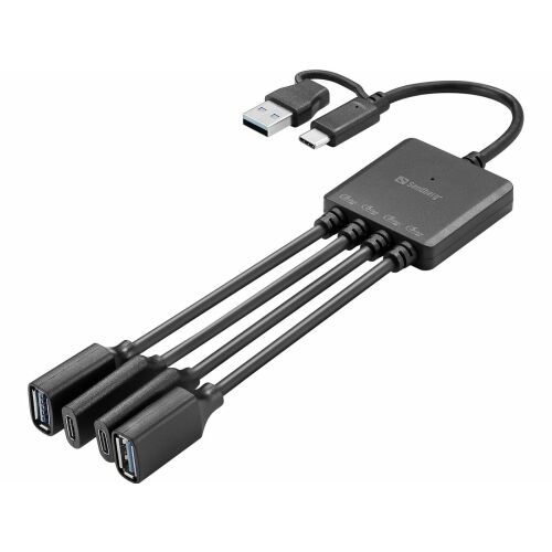 Sandberg USB-C/A to 2A+2C Splitter 164447263 