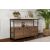 Hanah Home Konzol Walnut Black Solace - Venezia Walnut, Fekete 164458334