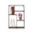 Hanah Home Fali polc Fekete dió Lotus 164460179