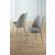 Hanah Home Székkészlet (2 darabos) Szürke Króm Pefa - Szürke, Króm 164460352