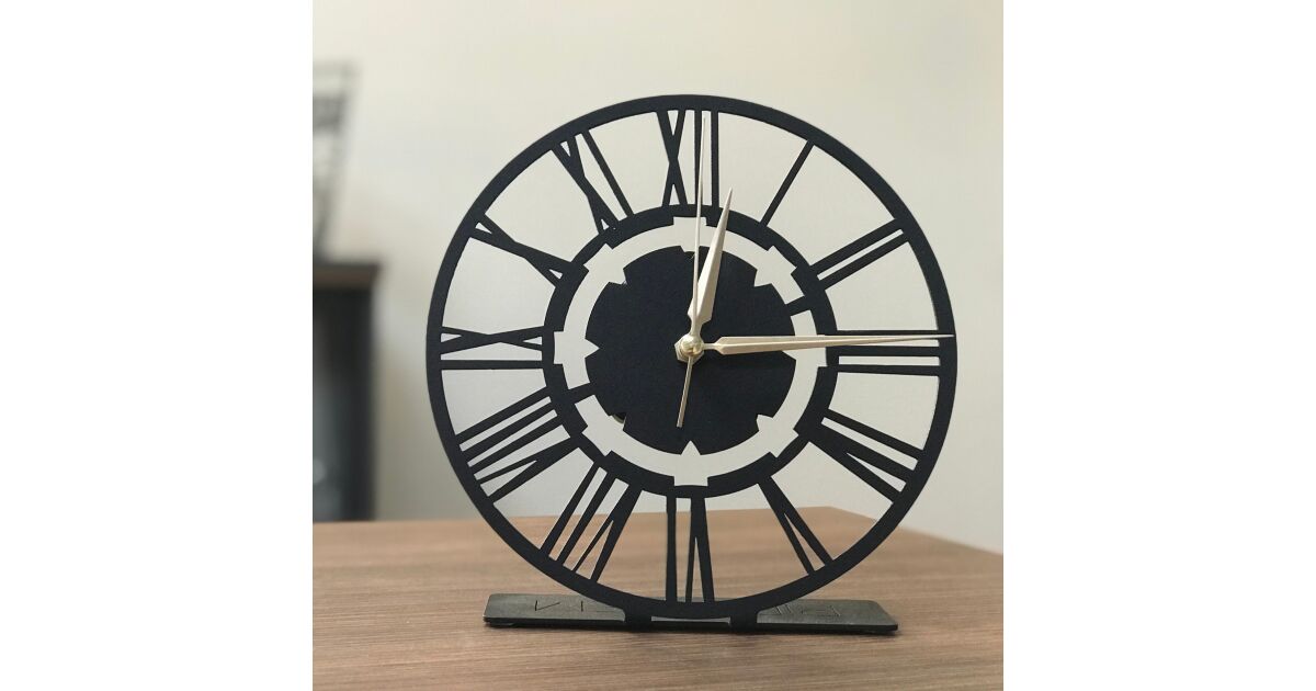Aberto Design Decorative Clock Black Net Pod | Pepita.hu